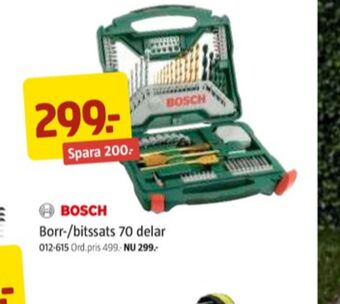 Jula Bosch borr & bits erbjuda