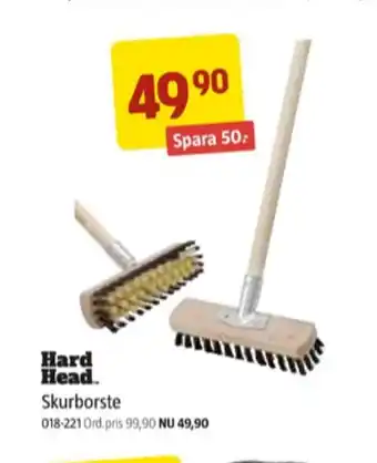 Jula Hard head skurborste erbjuda