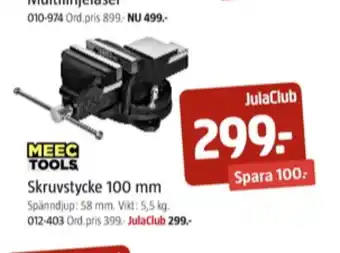 Jula Meec tools skruvstäd erbjuda