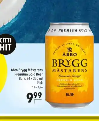 Citti Åbro bryggmästerens öl erbjuda