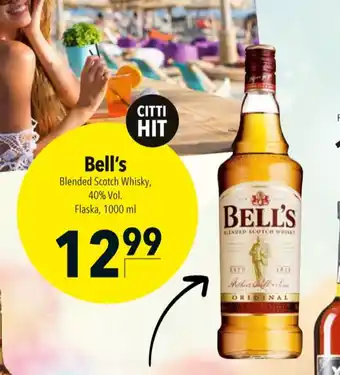 Citti Bells whisky erbjuda