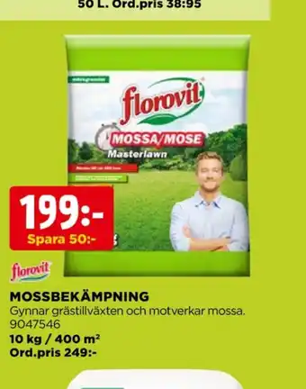 Jem&Fix Florovit mossbekämpning erbjuda