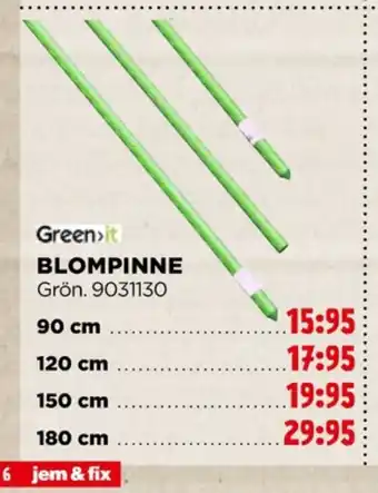 Green it blompinne
