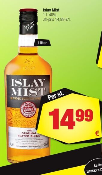 Calle Islay mist whisky erbjuda