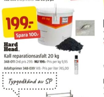 Jula Hard head asfalt erbjuda