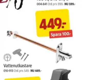 Jula Gustavsberg vattenutkastare erbjuda
