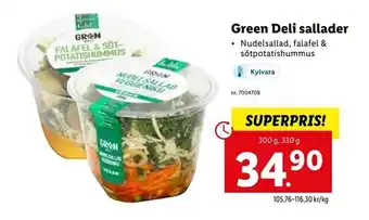 Lidl Green Deli sallader erbjuda