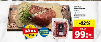 Lidl Färsk högrev erbjuda