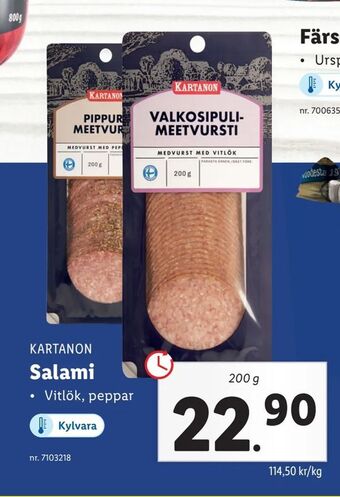 Lidl Salami erbjuda