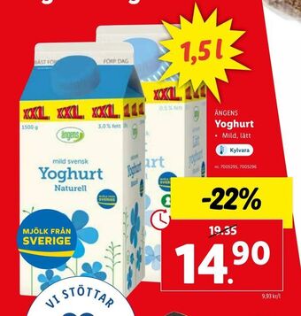 Lidl Yoghurt erbjuda
