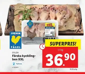 Lidl Färska kyckling ben XXL erbjuda