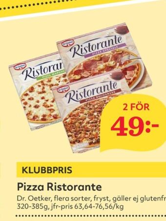 Hemköp Ristorante pizza erbjuda