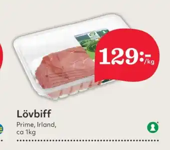 Hemköp Prime lövbiff erbjuda