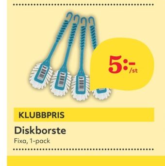 Fixa diskborste