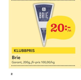 Hemköp Garant brie erbjuda
