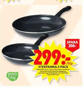 ICA Maxi Green pan stekpanna erbjuda