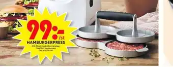 ICA Maxi Ica cook & eat hamburgerpress erbjuda