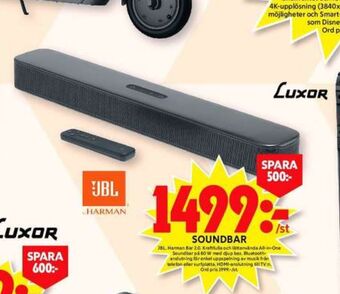 ICA Maxi Jbl soundbar erbjuda