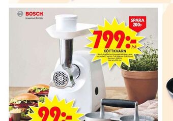 ICA Maxi Bosch köttkvarn erbjuda
