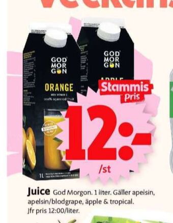 ICA Supermarket God morgon juice erbjuda