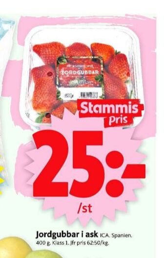 ICA Supermarket Ica jordgubbar erbjuda