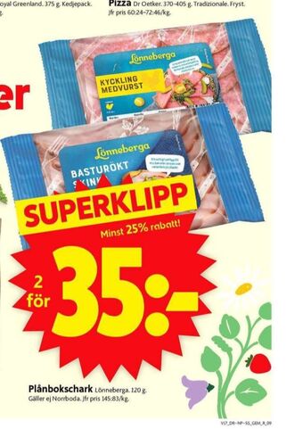ICA Supermarket Lönneberga skinka erbjuda