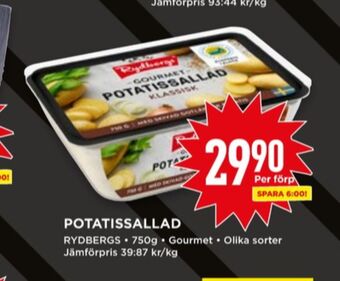 Willys Rydbergs potatissallad erbjuda