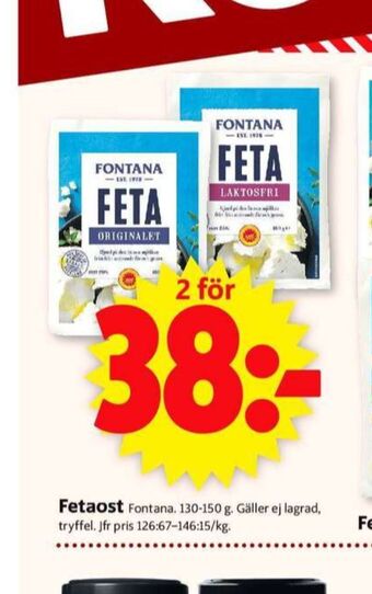 ICA Supermarket Fontana fetaost erbjuda