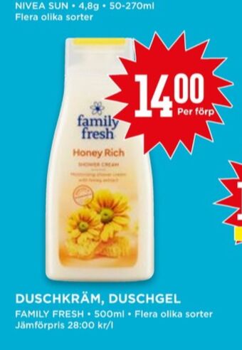 Family fresh duschtvål