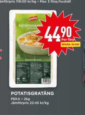 Willys Peka potatisgratäng erbjuda