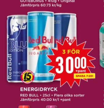 Willys Red bull energidryck erbjuda