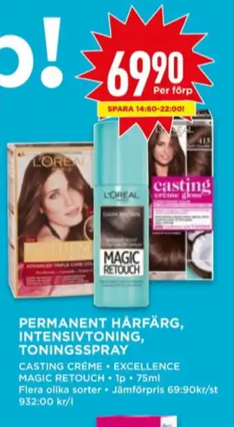 Casting creme gloss hårfärg