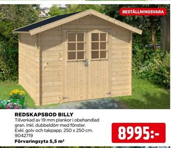 Jem&Fix Redskapsbod billy erbjuda