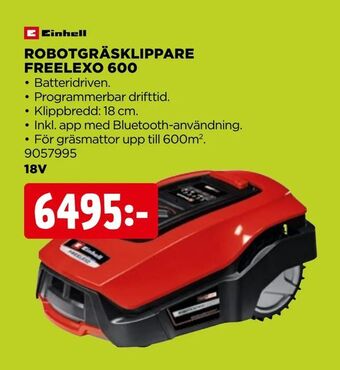 Jem&Fix Robotgräsklippare freelexo 600 erbjuda