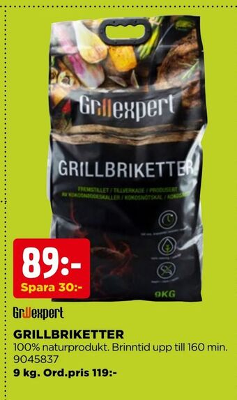 Jem&Fix Grillbriketter erbjuda