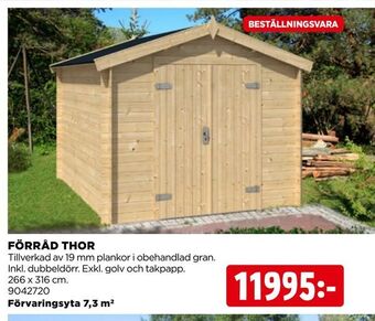 Jem&Fix Förråd thor erbjuda