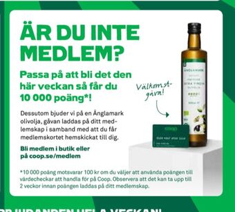 Coop Änglamark imageannons erbjuda