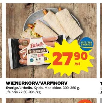 Coop Lithells wienerkorv erbjuda