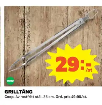 Coop Dalsjöfors grilltång erbjuda