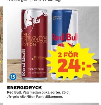 Coop Red bull energidryck erbjuda