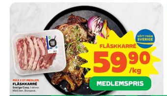 Coop Forum Coop karrékotlett erbjuda