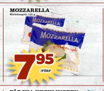 Matdax Michelangelo mozzarella erbjuda