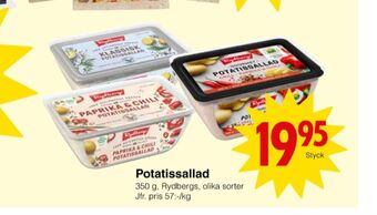 Matöppet Rydbergs potatissallad erbjuda