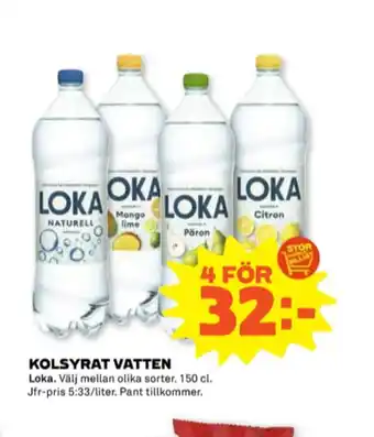 Stora Coop Loka mineralvatten erbjuda