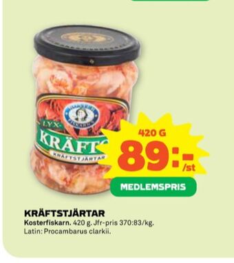 Stora Coop Kosterfiskarn kräftor erbjuda