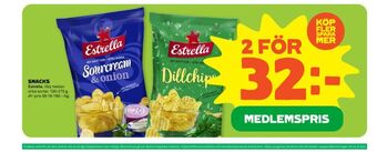 Stora Coop Estrella chips erbjuda