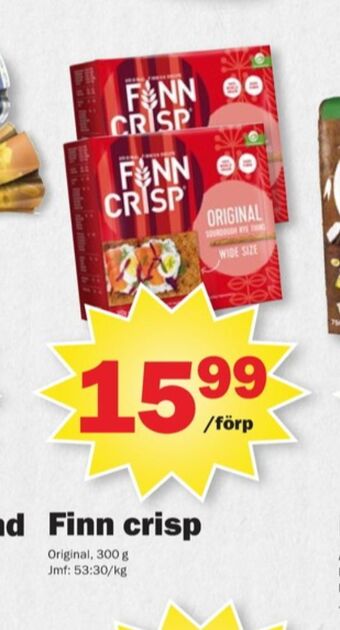 Pekås Finn crisp knäckebröd erbjuda