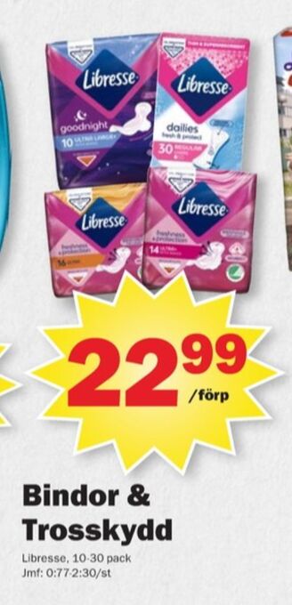 Libresse bindor