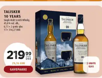 Scandinavian Park Talisker whisky erbjuda