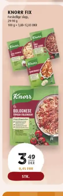 Scandinavian Park Knorr menymix erbjuda